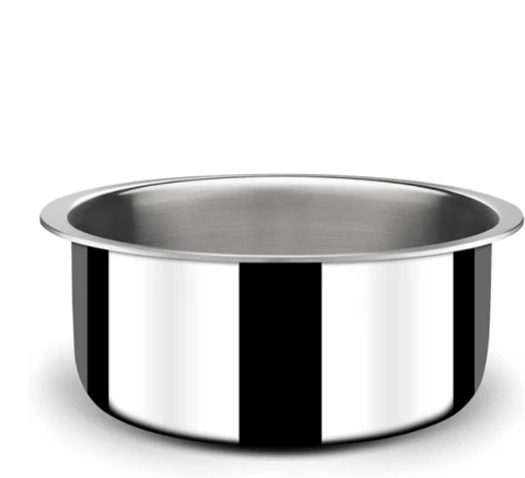 Solitaire 12cm Triply Stainless Steel Tope - Induction Base (No Lid)