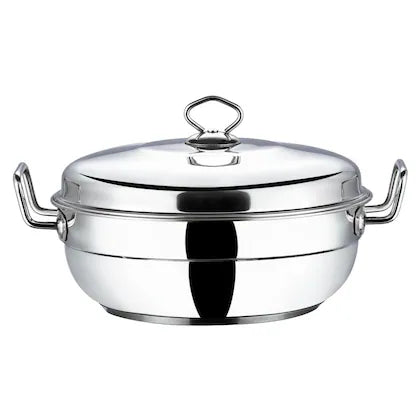 Vinod Stainless Steel 7 Pcs Deluxe Multi Kadai