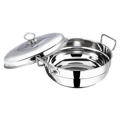 Vinod Stainless Steel 7 Pcs Deluxe Multi Kadai