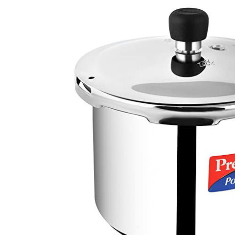 Prestige Popular 3 Litre Stainless Steel Pressure Cooker – Safe, Durable & Even Heat Cooking