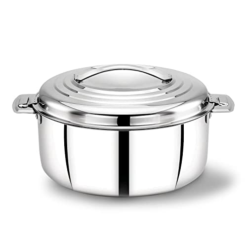 AVIAS Platina Premium Insulated Stainless Steel Serving Casserole with lid (3500 ML)
