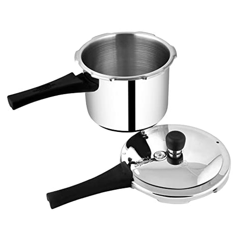 Prestige Popular 3 Litre Stainless Steel Pressure Cooker – Safe, Durable & Even Heat Cooking