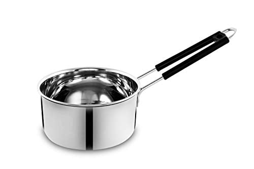 Classic Essentials Stainless Steel Multipurpose Sauce Pan for Kitchen, Restaurant Cooking & Heat Proof Handle,Rust Resistant & Dishwasher Safe (16 cm 1200ml) Silver