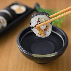 10 Pairs Natural Wooden Reusable Chopsticks for Sushi, Noodles, Fried Rice (24 cm, Brown) (Wooden Chopstick - Pair 10)