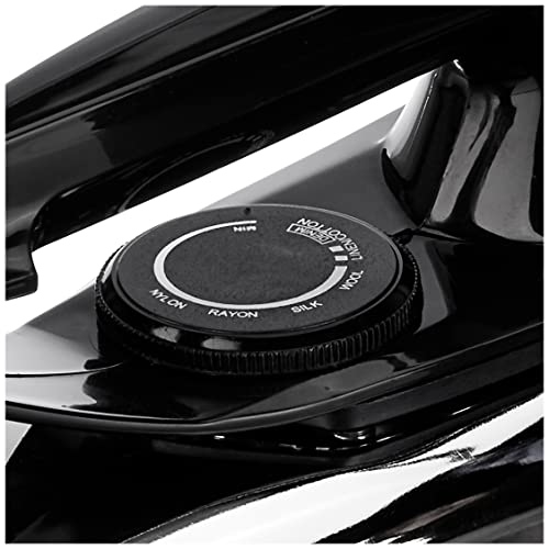 Bajaj DX-2 600W Dry Iron with Advance Soleplate and Anti-bacterial German Coating Technology, Black