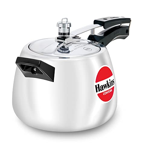 Hawkins Contura 4-Liter Pressure Cooker, Small, Aluminum