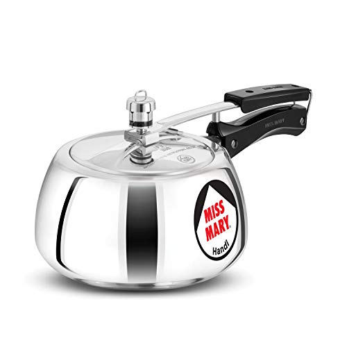 Hawkins Miss Mary Handi Pressure Cooker, 3 Litre, Silver (MMH30)