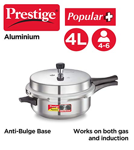 Prestige 10211 Popular Plus Induction Base Junior Deep Pan, 4.1 Litres