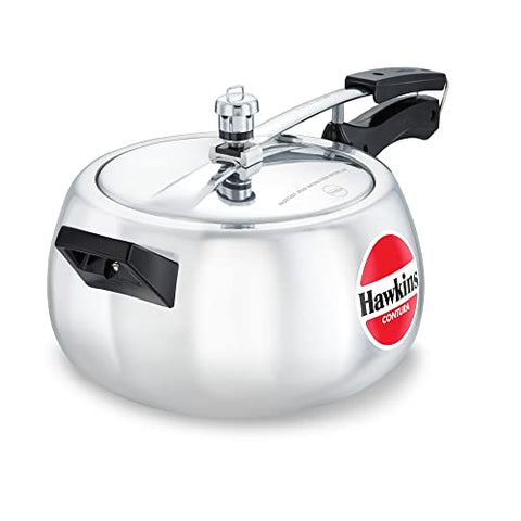 Hawkins HC50 Contura 5-Liter Pressure Cooker, Small, Aluminum