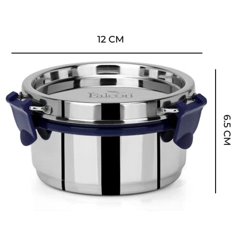 Pdd Falcon Steel Eco Nxt Airtight Container, 1pc - 300ml