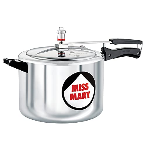 Hawkins Miss Mary Aluminium Pressure Cooker, 8.5 Litres