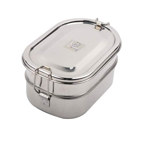 JVL Stainless Steel Double Layer KAR Lunchbox - Big