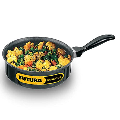 Hawkins Futura Non-Stick Saute' Curry Pan, 2 Litres Black