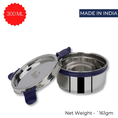 Pdd Falcon Steel Eco Nxt Airtight Container, 1pc - 300ml
