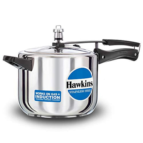 HAWKINS Hawkins Stainless Steel Pressure Cooker Silver 100 Ounce