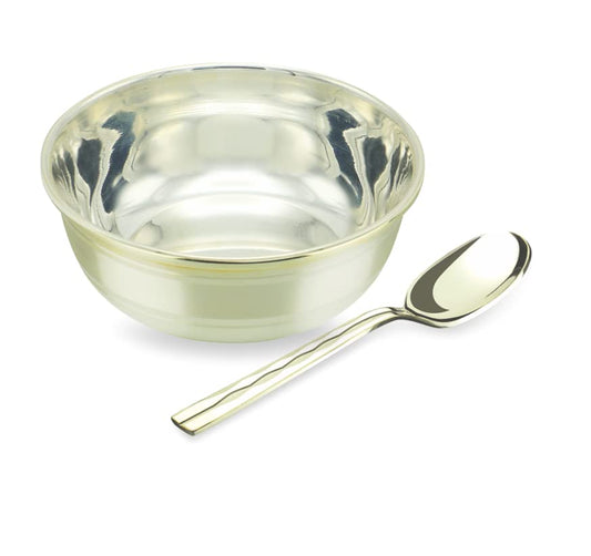 SEMORA Magna Bowl with Spoon Silver Plated
