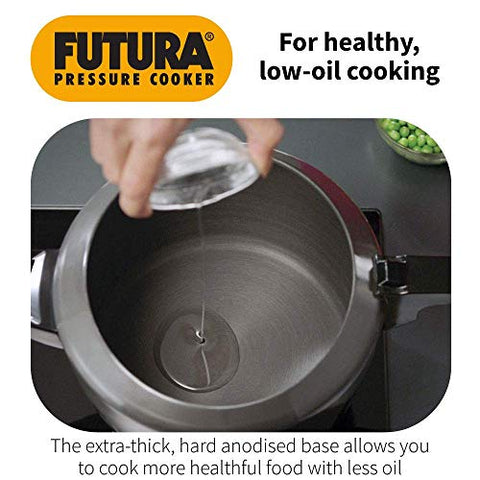 FUTURA PRESSURE COOKER, 4 Liter, GRAY