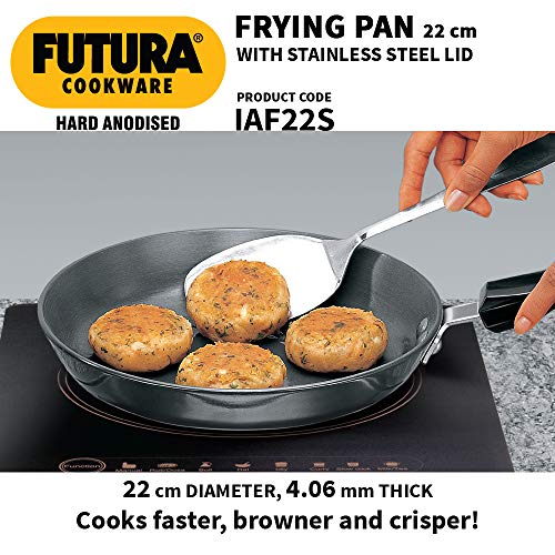 Hawkins Futura Hard Anodised Induction Roti Tawa 24cm 4.88mm IART24