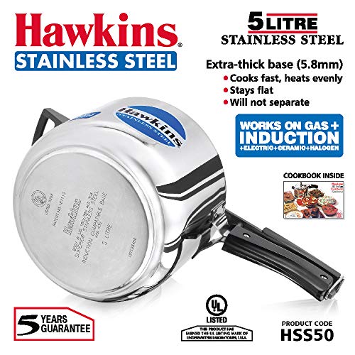 HAWKINS Hawkins Stainless Steel Pressure Cooker Silver 100 Ounce