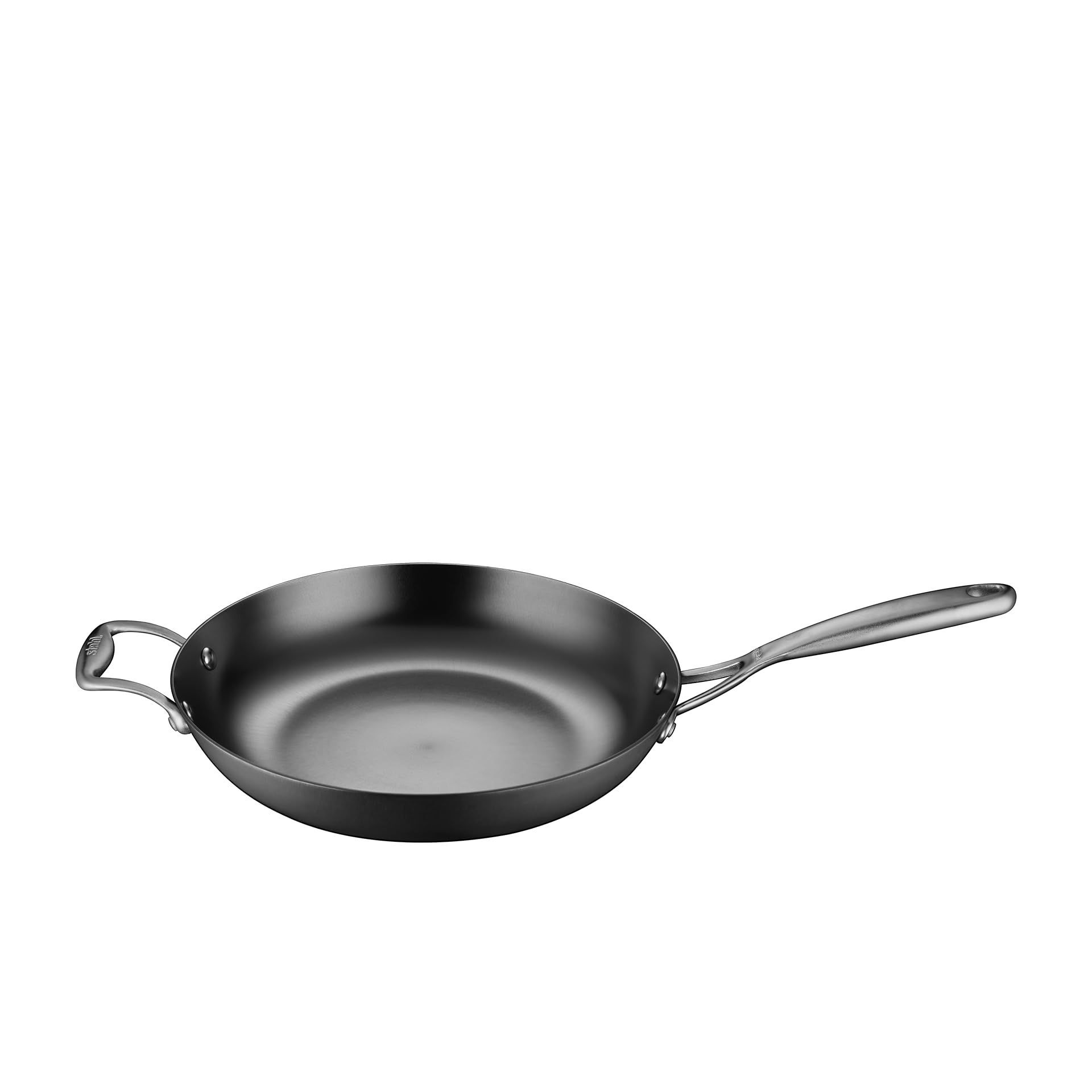 Stahl Cast Iron Blacksmith Plus Frypan, Gas and Induction Base, 7428, 2.4 L, 28 cm (Serves 6 People)