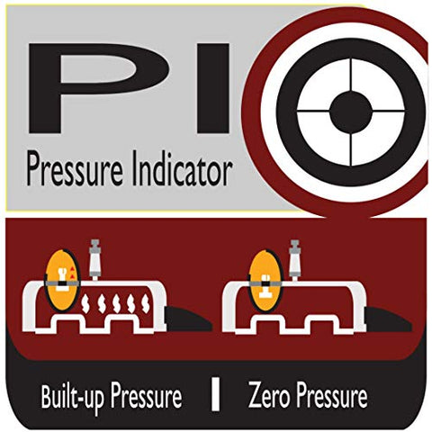 Prestige Deluxe Plus Junior Induction Base Aluminium Pressure Handi 4.8 Litres Flaming Red