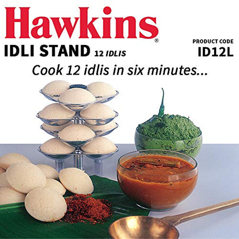 Hawkins Idli Stand for Pressure Cooker, 5-Liter, Small, Metallic