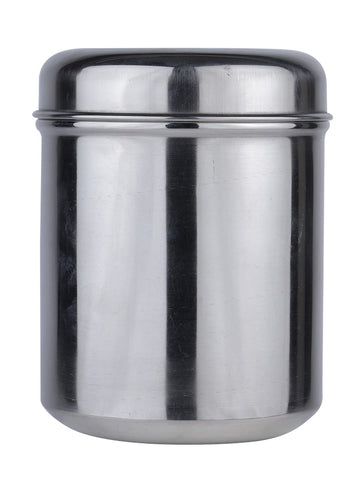 Stainless Steel Dabba , 1 Piece, Silver | S.S Ubha Dabba Nutan Cover 11" Dabba