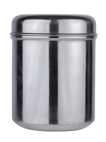 Stainless Steel Dabba , 1 Piece, Silver | S.S Ubha Dabba Nutan Cover 11" Dabba