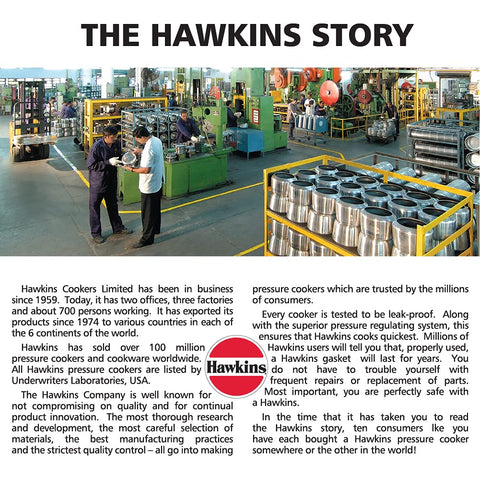 Hawkins Contura Hard Anodised Aluminium Inner Lid Pressure Cooker, 3.5 Litres, Black